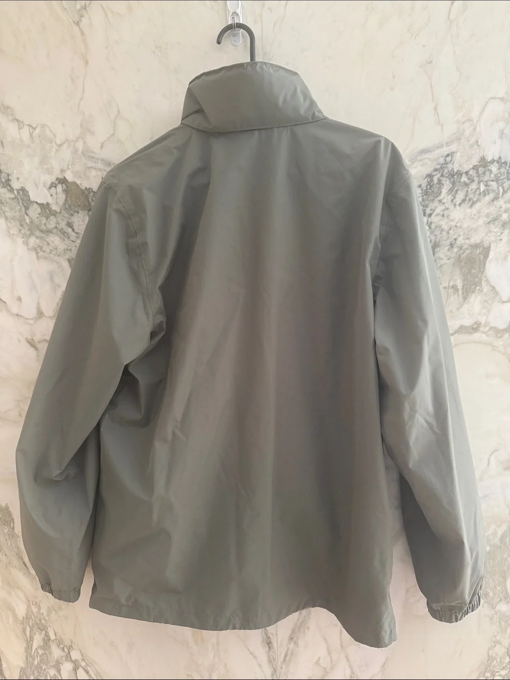 Men's Lightweight green/Gray Windbreaker Jacket